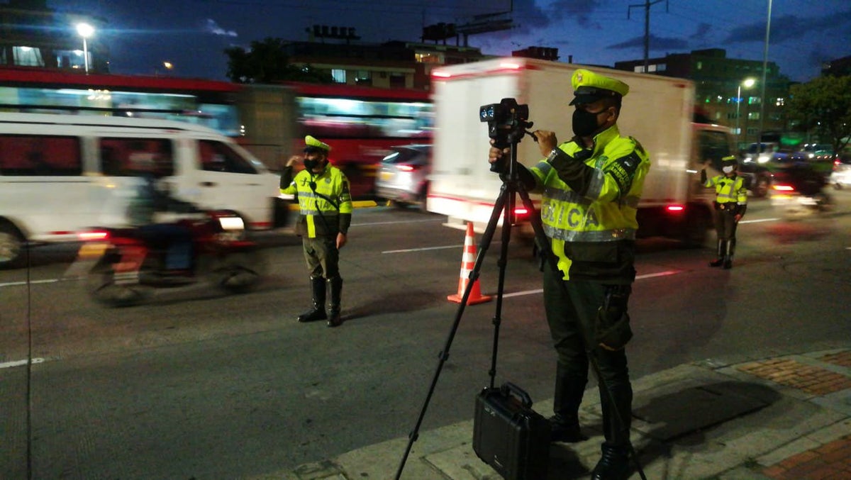 Policía de Tránsito en Bogotá