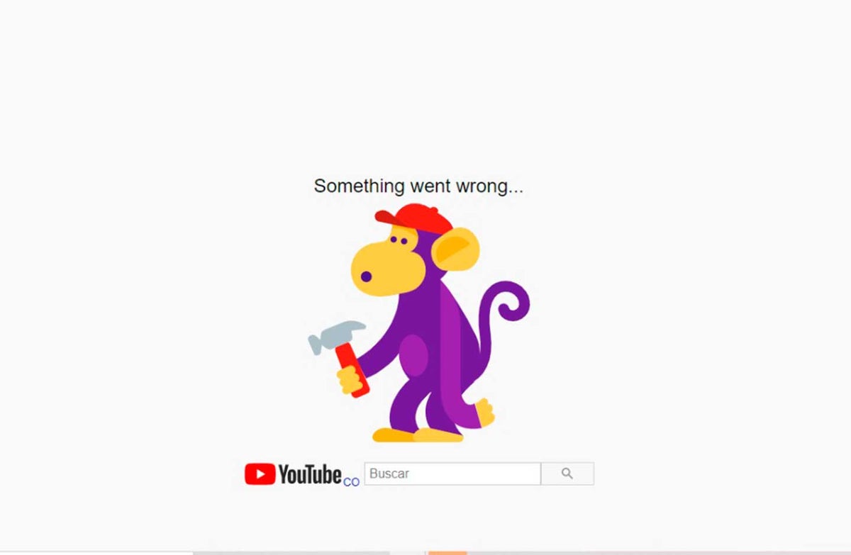 Falla YouTube