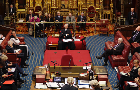 Cámara de los lores del Parlamento británico