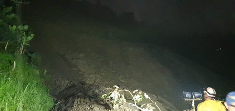 Se registra un deslizamiento de tierra