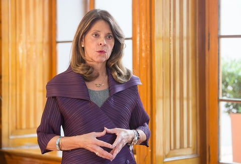 Marta Lucía Ramírez, vicepresidenta de Colombia