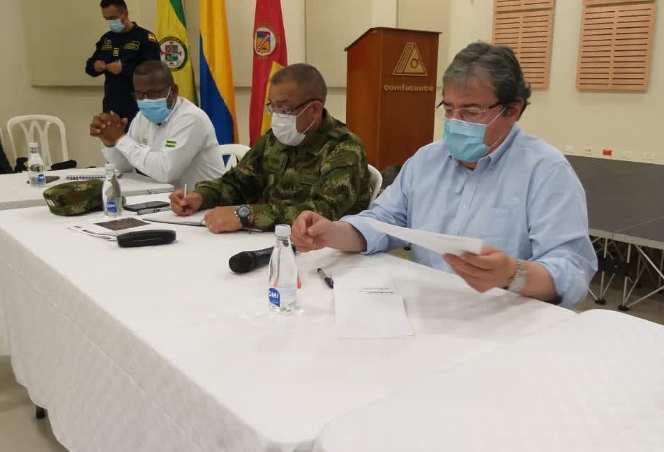 Ministro de Defensa, Carlos Holmes Trujillo en Santander de Quilichao