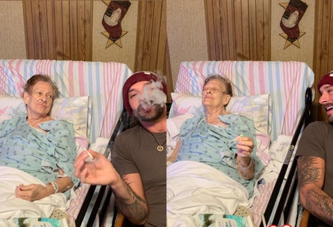 Nieto fuma hierba con su abuela antes de su muerte: “El mejor porro de mi vida”