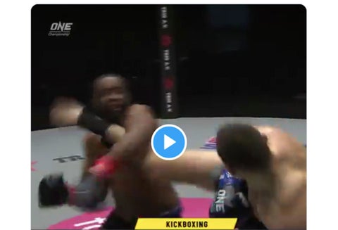 El impresionante nocaut en kickboxing