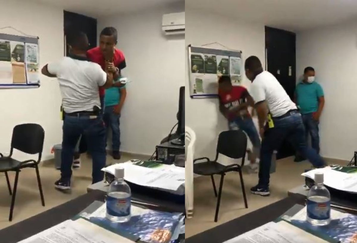 Polémica por la salvaje agresión de un policía a un ciudadano