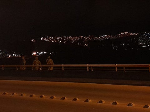 Soldados en el sur de Bogotá