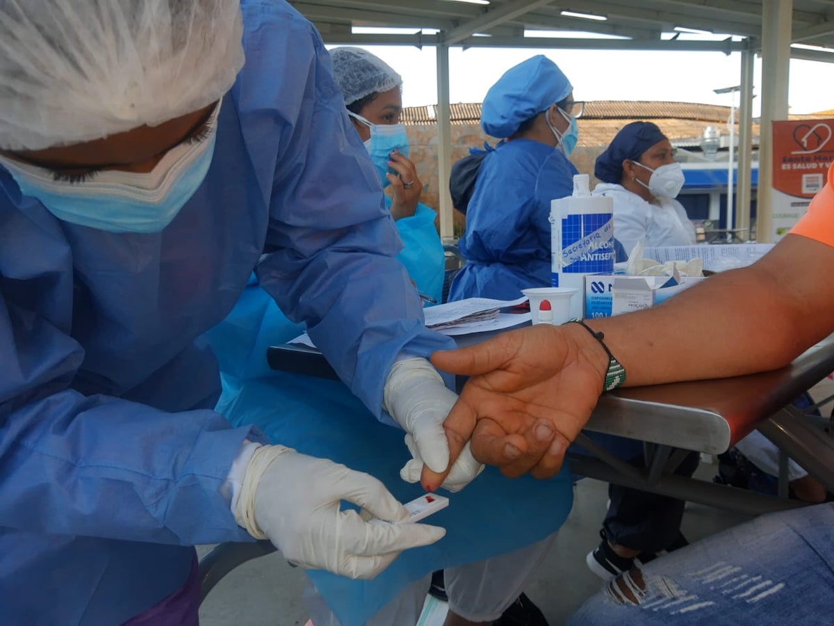 Covid - 19, Santa Marta, Magdalena, Muestras