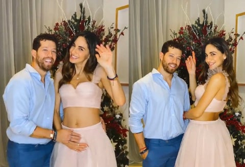 Valerie Domínguez y su novio, el Pollo Echeverry