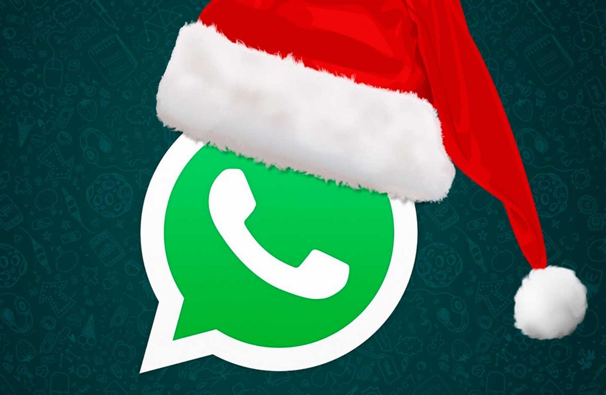 Logo de WhatsApp Navidad