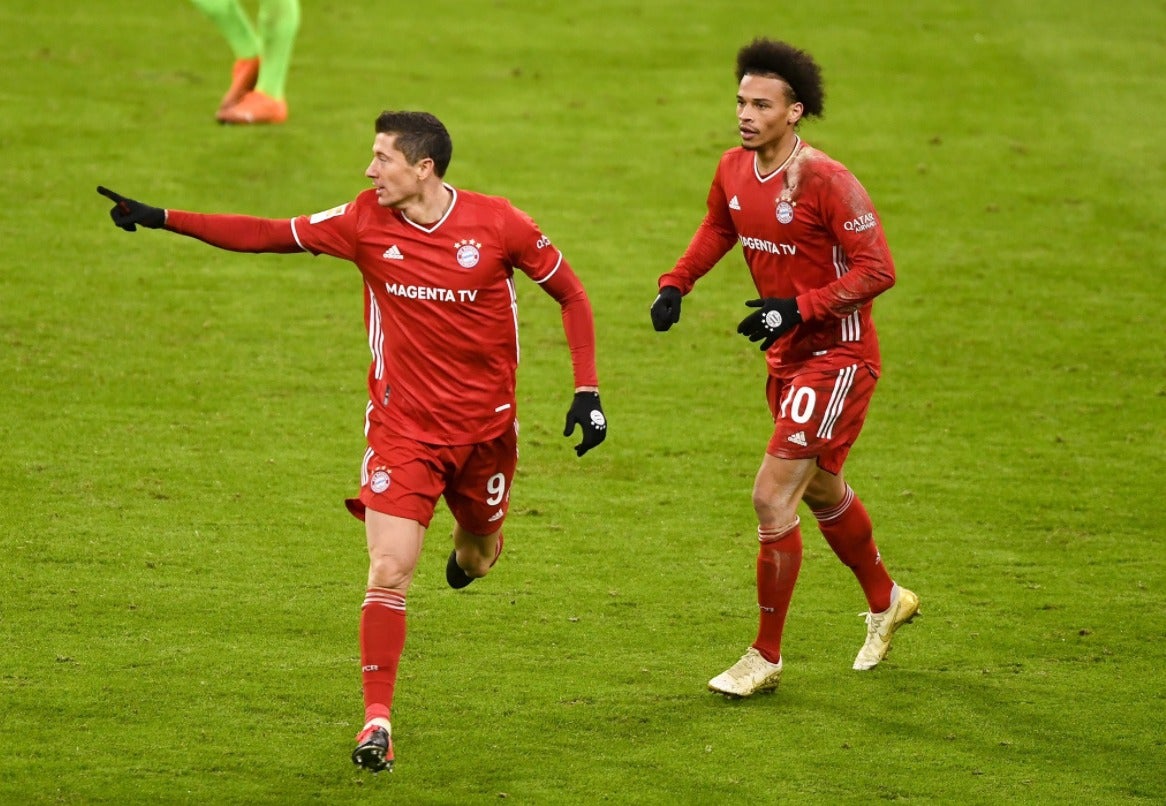 Robert Lewandowski - Leroy Sané - Bayern Munich