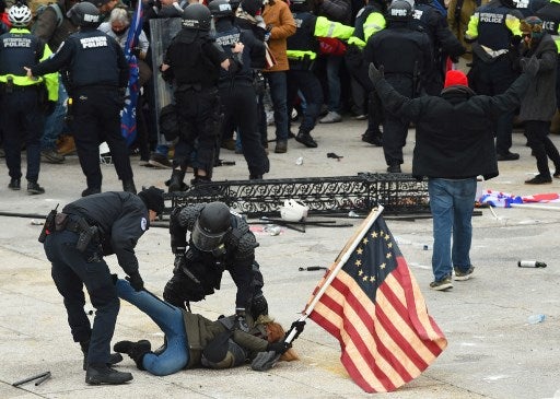 Disturbios en el Capitolio de Estados Unidos