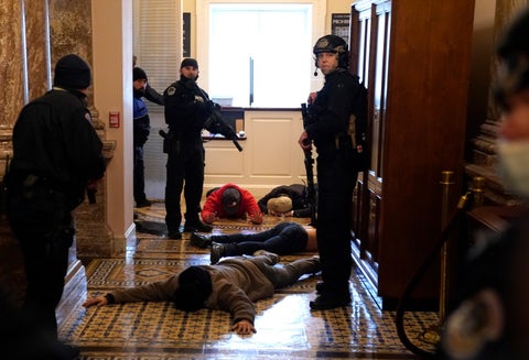 Protestas en Congreso de Estados Unidos