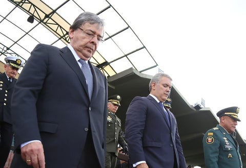 Carlos Holmes Trujillo e Iván Duque