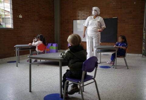 Reapertura de colegios en Bogotá
