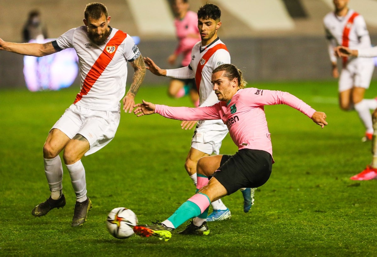 Rayo Vallecano Vs. FC Barcelona - Copa del Rey