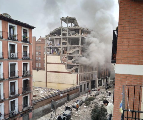 Explosión en Madrid