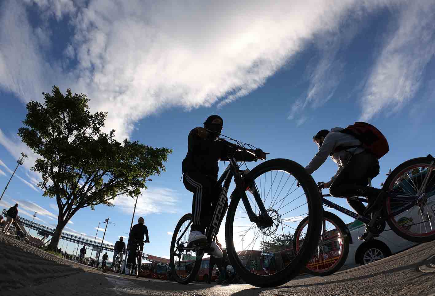 Ciclistas en Bogotá- Imagen de referencia