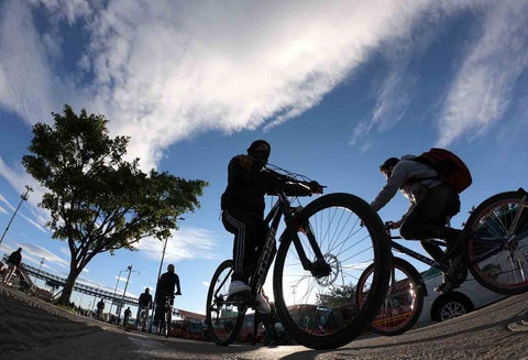 Ciclistas en Bogotá- Imagen de referencia