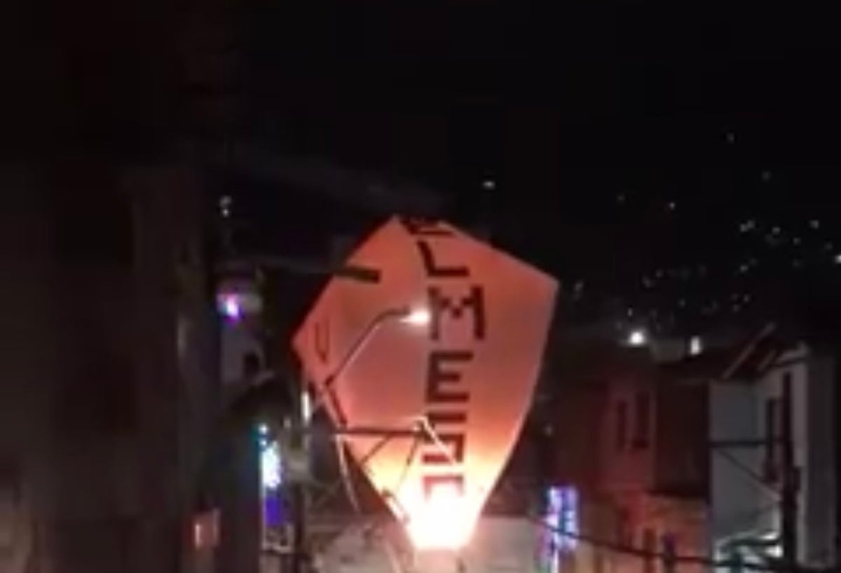 Globo de mecha en Bello