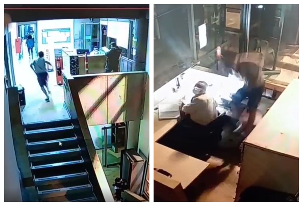 Hombre cae del segundo piso de bunker de la Fiscalía de Medellín