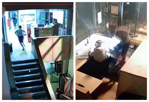 Hombre cae del segundo piso de bunker de la Fiscalía de Medellín