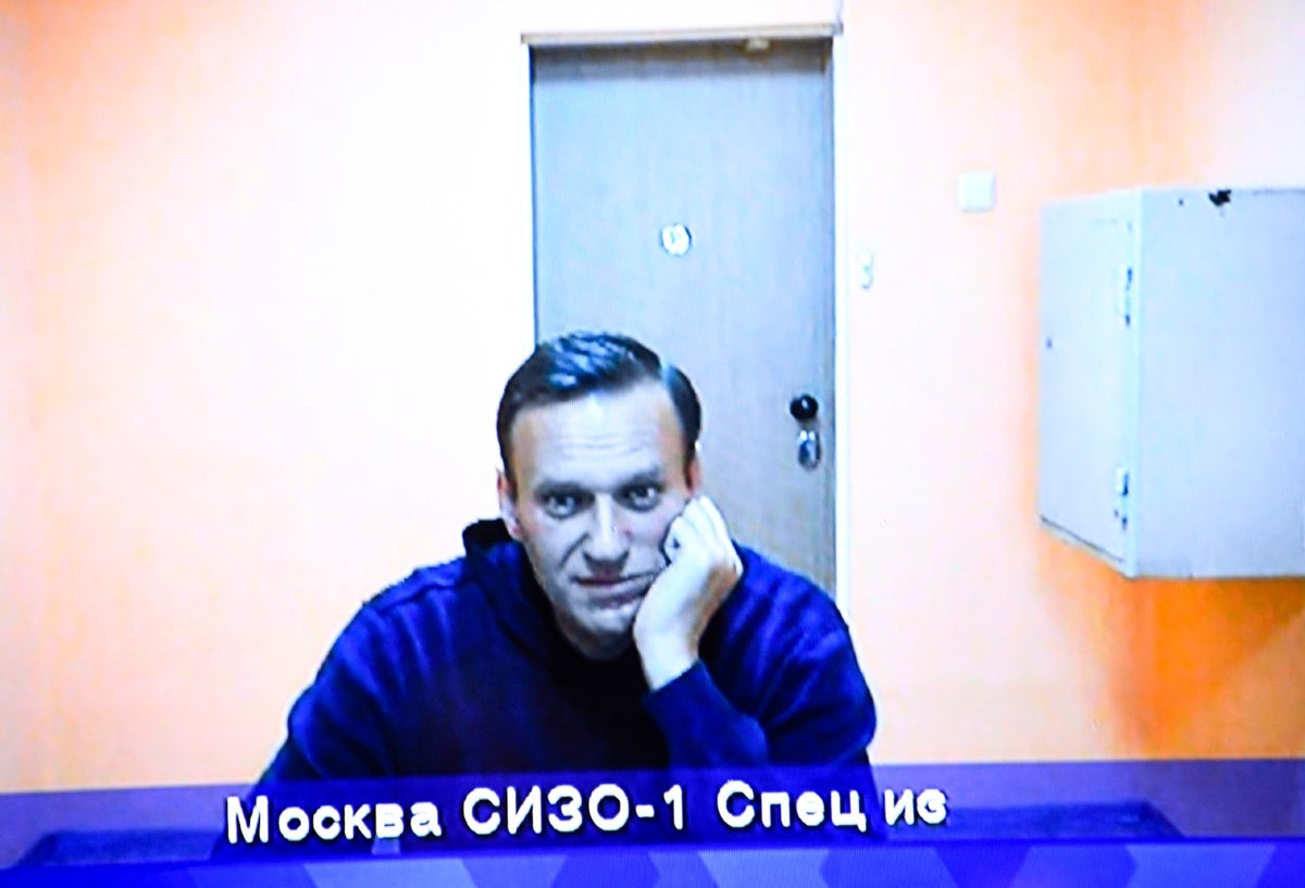 Alexéi Navalni, opositor ruso en centro de detención