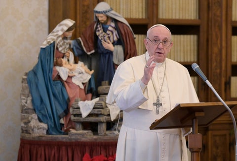 Este viernes pronunció la tradicional oración del Ángelus.