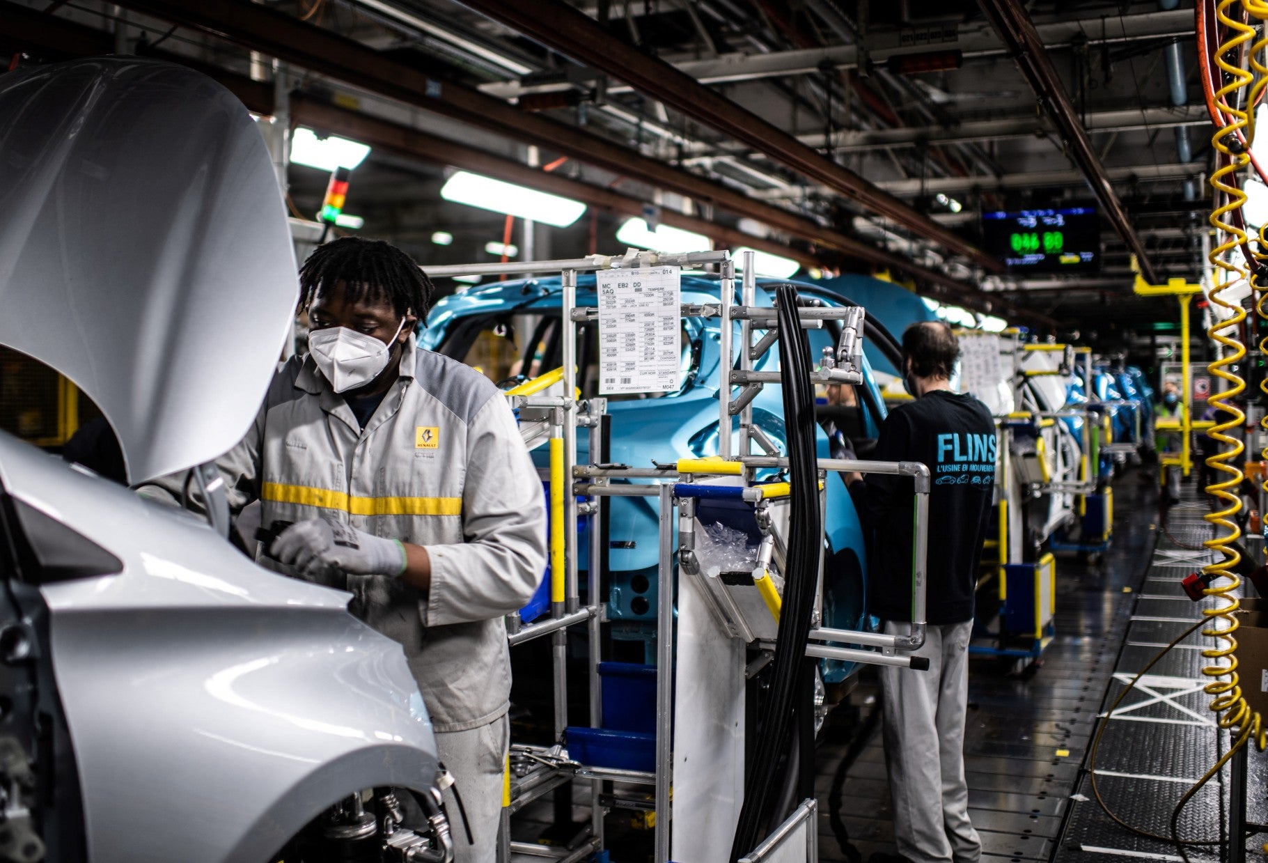 Producción de carros Renault