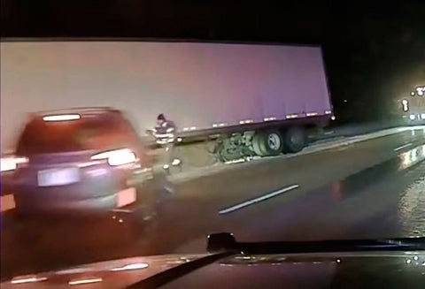 Se salvó de morir en choque de dos automóviles