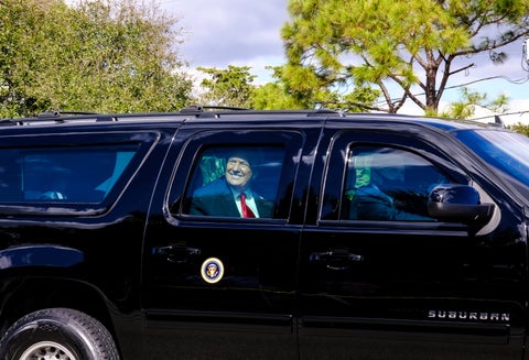 Donald Trump al llegar a Florida y no asistir a posesión de Joe Biden