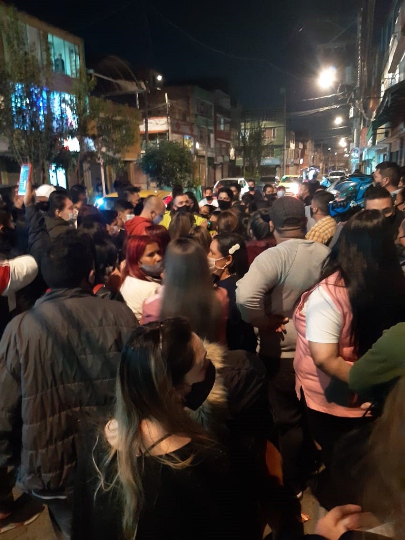 Comerciantes protestaron en Suba
