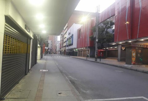 Toque de queda en Medellín.