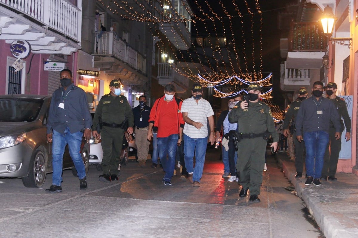 ¿Cómo estuvo el Centro Histórico de Cartagena durante la celebración de fin de año?