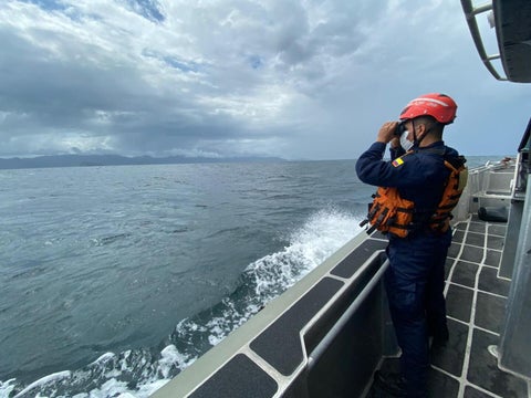 Búsqueda de migrantes que naufragaron en Acandí, Chocó.