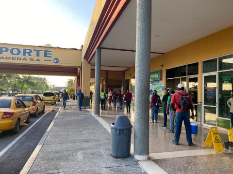 Falleció mujer extranjera en la terminal de transportes de Cartagena