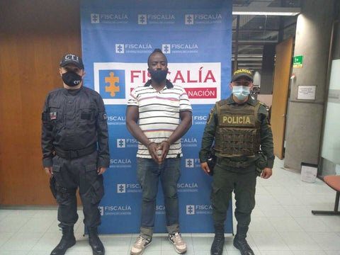 Captura de Jhon Fredy Mosquera Sánchez, sindicado de asesinar a su mamá en Medellín.