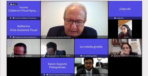 Desde Canadá reapareció el exmagistrado Leonidas Bustos en el juicio de Francisco Ricaurte, por el 'cartel de la toga'