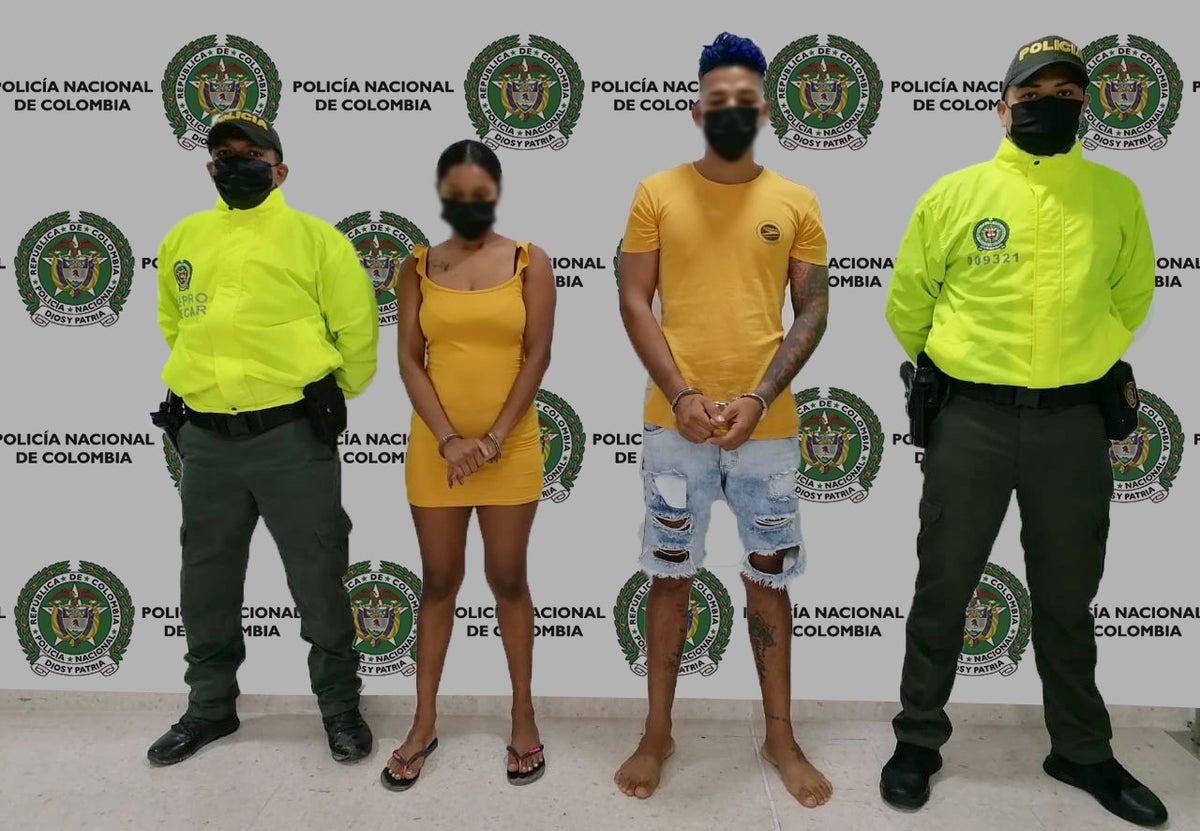 Pareja capturada en Cartagena por pornografía con menor de edad