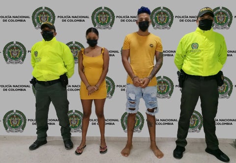 Pareja capturada en Cartagena por pornografía con menor de edad