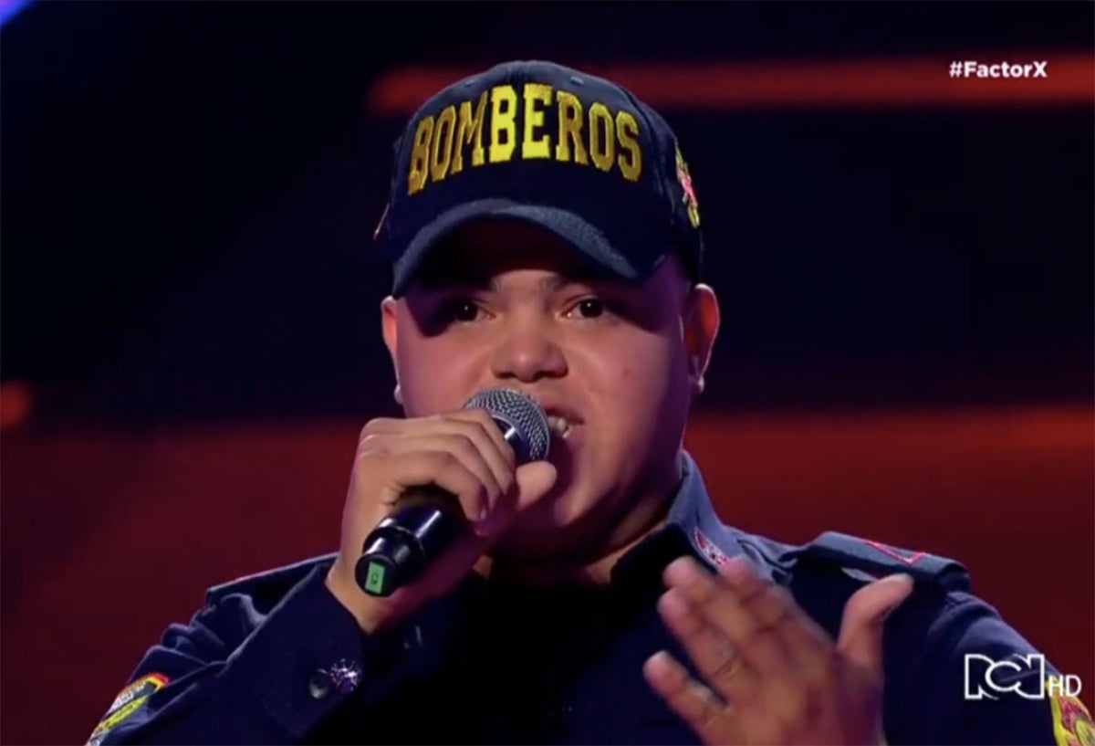 Zair, el bombero cantante del Factor X