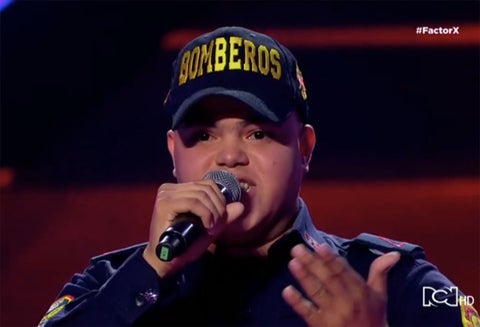 Zair, el bombero cantante del Factor X
