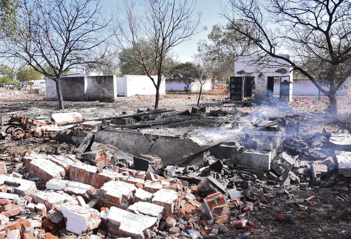 Explosión en India