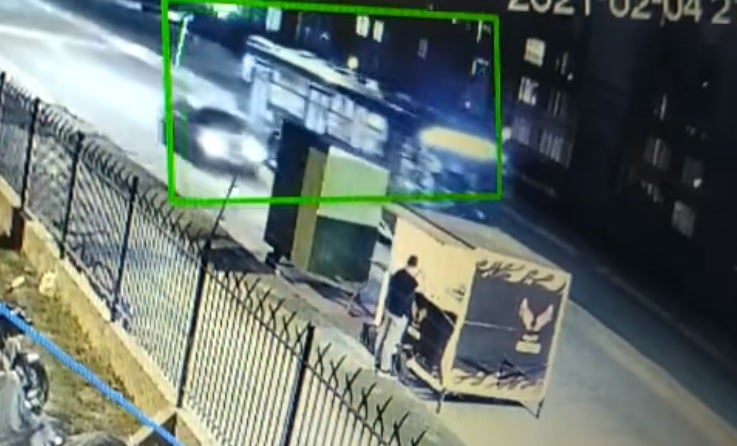 Accidente carro fantasma