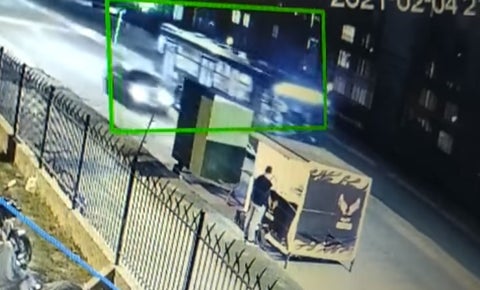 Accidente carro fantasma
