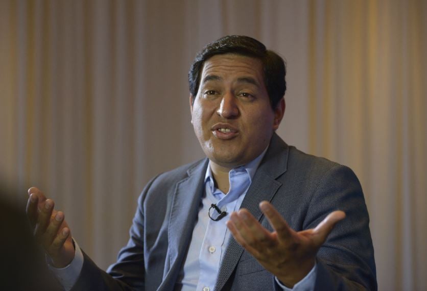 Andrés Arauz, candidato de Rafael Correa