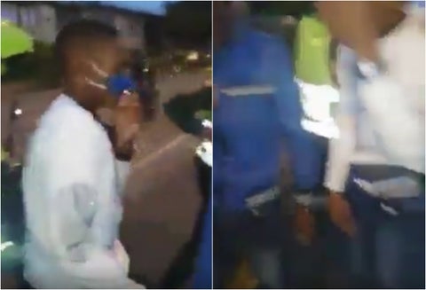 Presunto ladrón en Cali