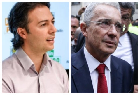 Daniel Quintero y Álvaro Uribe
