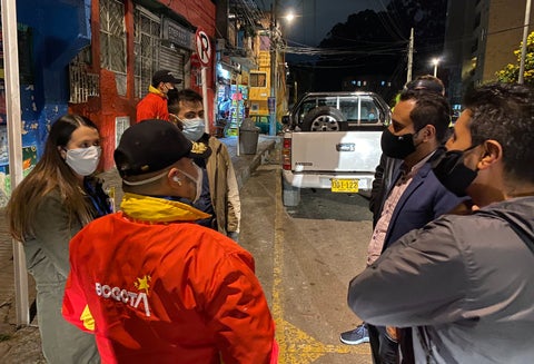 Fiesta clandestina en Chapinero