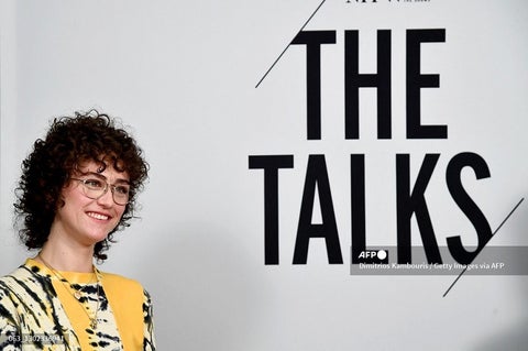 La hijastra de la vicepresidenta estadounidense Kamala Harris, Ella Emhoff,