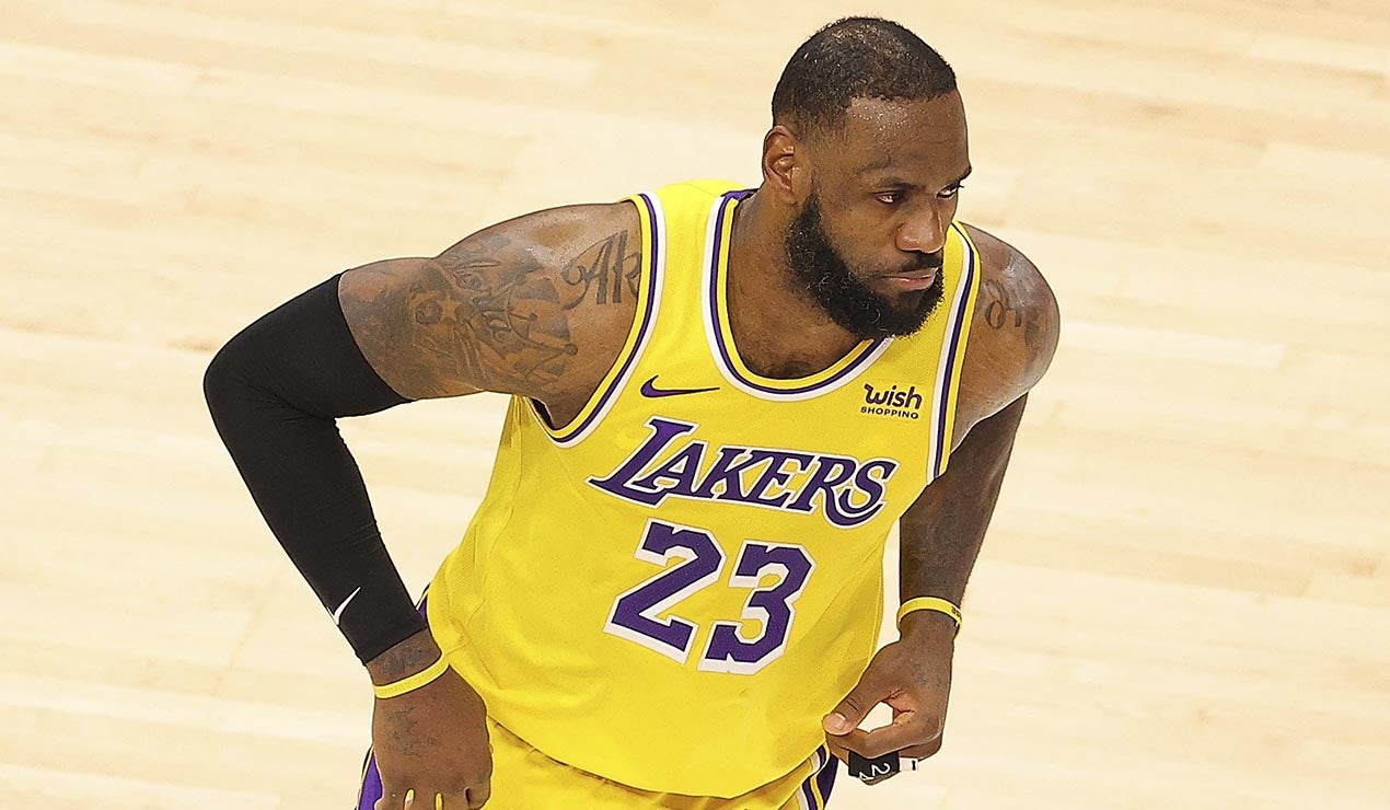 LeBron James, jugador de Los Lakers